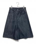 SHINYAKOZUKAシンヤコズカ）の古着「デニムバギーショーツ」｜ブラック