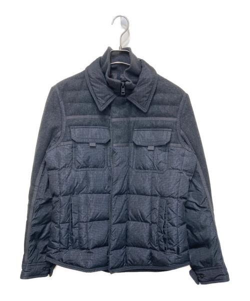 MONCLER（モンクレール）MONCLER (モンクレール) ダウンジャケット グレー サイズ:1の古着・服飾アイテム