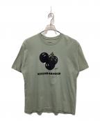 NEIGHBORHOODネイバーフッド）の古着「プリントTシャツ」｜グリーン