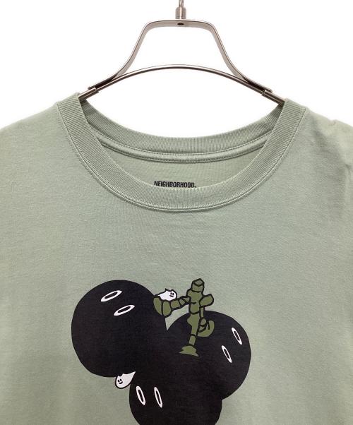 NEIGHBORHOOD（ネイバーフッド）NEIGHBORHOOD (ネイバーフッド) プリントTシャツ グリーン サイズ:Ｌの古着・服飾アイテム