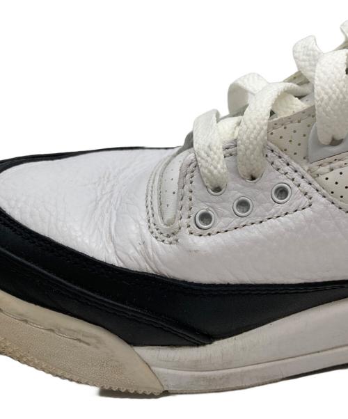 NIKE（ナイキ）NIKE (ナイキ) Fragment (フラッグメント) エアジョーダン 3 ホワイト サイズ:US9の古着・服飾アイテム