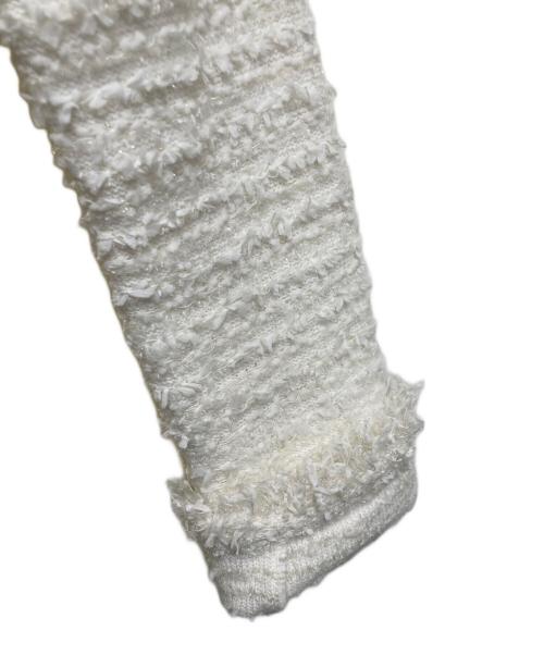 Rene（ルネ）Rene (ルネ) ツイードジャケット ホワイト サイズ:36の古着・服飾アイテム