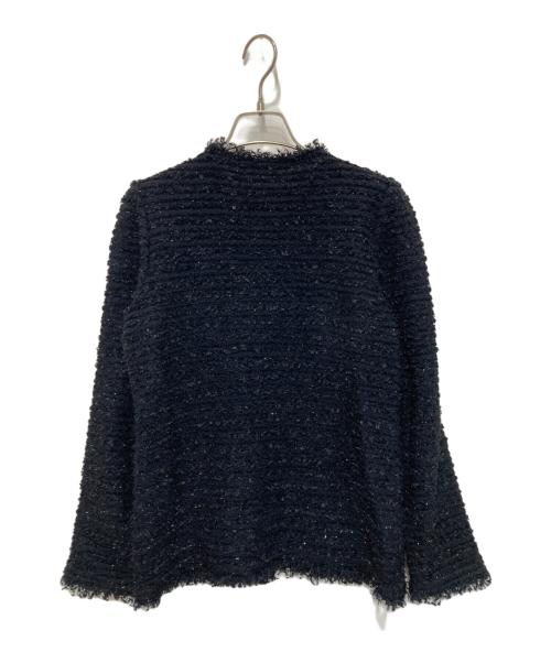 Rene（ルネ）Rene (ルネ) ツイードジャケット ブラック サイズ:36の古着・服飾アイテム