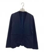 SOEJUソージュ）の古着「ノーカラージャケット」｜ネイビー