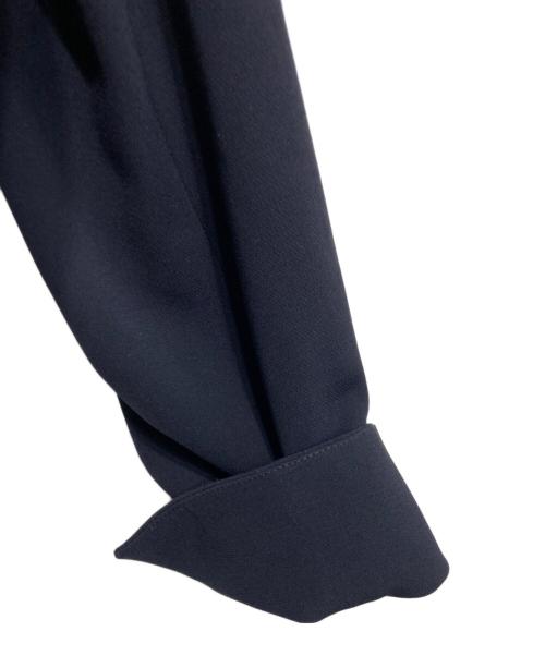 SOEJU（ソージュ）SOEJU (ソージュ) ノーカラージャケット ネイビー サイズ:Ｓの古着・服飾アイテム