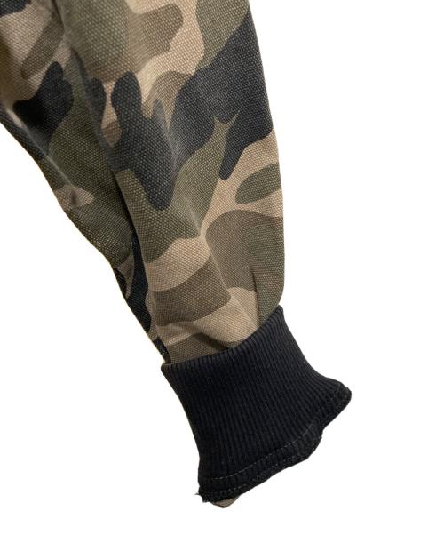 stussy（ステューシー）stussy (ステューシー) キャンバスワーカージップフーディ ベージュ サイズ:Ｓの古着・服飾アイテム