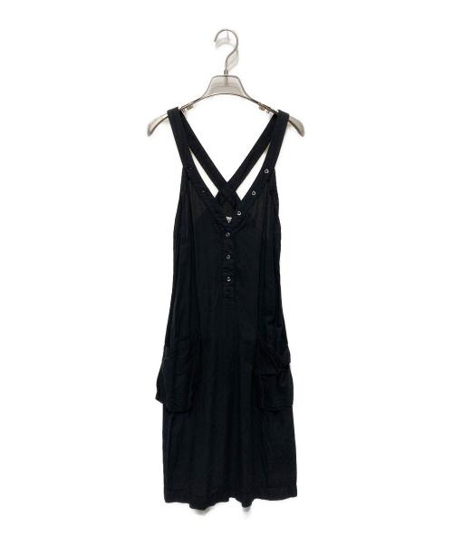 MM6 Maison Margiela（エムエムシックスメゾンマルジェラ）MM6 Maison Margiela (エムエムシックスメゾンマルジェラ) ノースリーブワンピース ブラック サイズ:42の古着・服飾アイテム