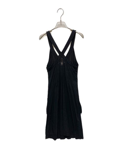 MM6 Maison Margiela（エムエムシックスメゾンマルジェラ）MM6 Maison Margiela (エムエムシックスメゾンマルジェラ) ノースリーブワンピース ブラック サイズ:42の古着・服飾アイテム
