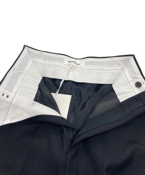 ENFOLD（エンフォルド）ENFOLD (エンフォルド) トラウザーパンツ ブラック サイズ:36の古着・服飾アイテム