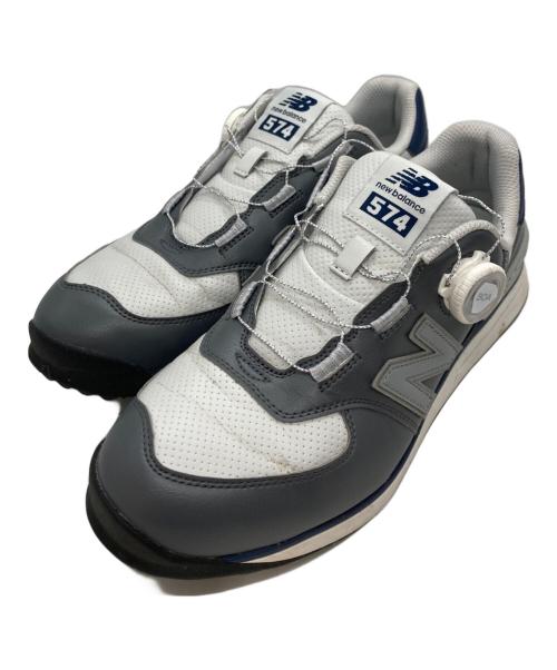 NEW BALANCE（ニューバランス）NEW BALANCE (ニューバランス) ゴルフシューズ グレー サイズ:US8.5の古着・服飾アイテム