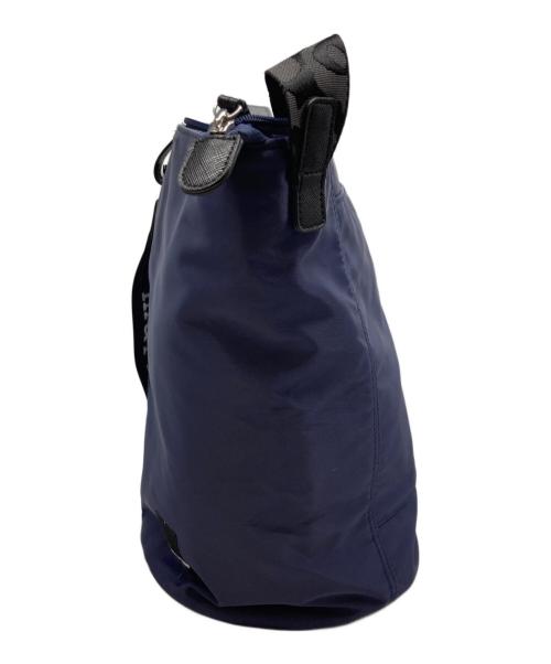 marimekko（マリメッコ）marimekko (マリメッコ) オールデイ バケットショルダーバッグ ネイビーの古着・服飾アイテム