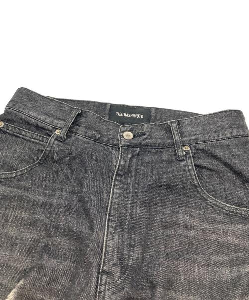 YUKI HASHIMOTO（ユウキハシモト）YUKI HASHIMOTO (ユウキハシモト) TWISTED JEANS ブラック サイズ:44の古着・服飾アイテム