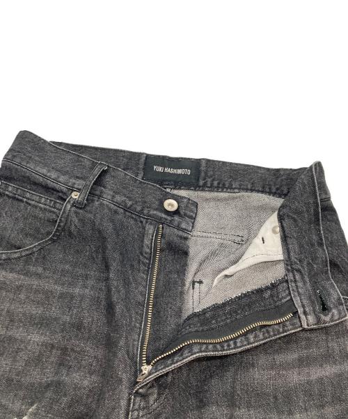 YUKI HASHIMOTO（ユウキハシモト）YUKI HASHIMOTO (ユウキハシモト) TWISTED JEANS ブラック サイズ:44の古着・服飾アイテム