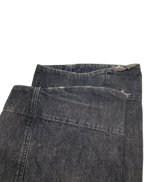 YUKI HASHIMOTO（ユウキハシモト）YUKI HASHIMOTO (ユウキハシモト) TWISTED JEANS ブラック サイズ:44の古着・服飾アイテム