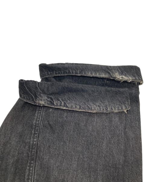 YUKI HASHIMOTO（ユウキハシモト）YUKI HASHIMOTO (ユウキハシモト) TWISTED JEANS ブラック サイズ:44の古着・服飾アイテム
