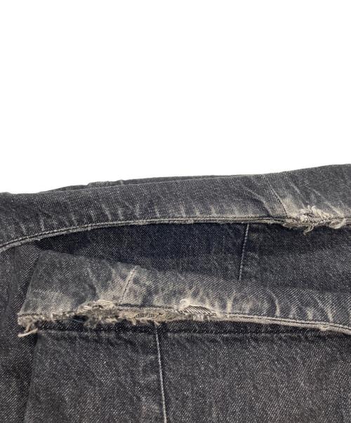 YUKI HASHIMOTO（ユウキハシモト）YUKI HASHIMOTO (ユウキハシモト) TWISTED JEANS ブラック サイズ:44の古着・服飾アイテム