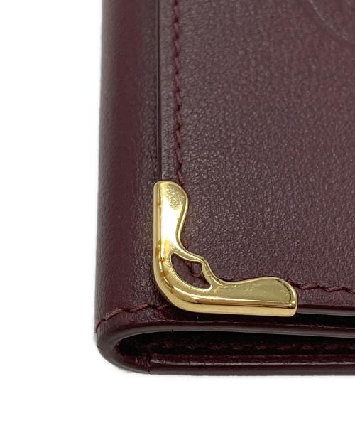 Cartier（カルティエ）Cartier (カルティエ) マスト ドゥ カルティエ 6連キーケース バーガンディーの古着・服飾アイテム
