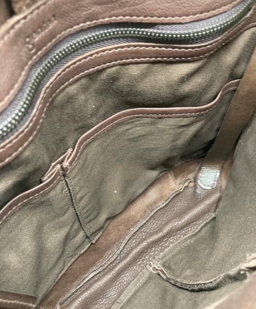 genten（ゲンテン）genten (ゲンテン) レッジェーロ2レザーショルダーバッグ ブラウンの古着・服飾アイテム
