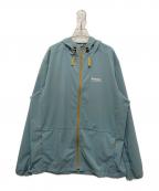 Patagoniaパタゴニア）の古着「ストレッチテール プレーニングフーディ」｜スカイブルー