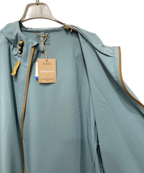 Patagonia（パタゴニア）Patagonia (パタゴニア) ストレッチテール プレーニングフーディ スカイブルー サイズ:XLの古着・服飾アイテム