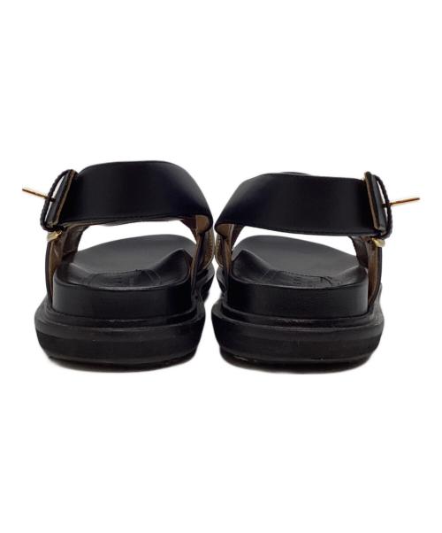 MARNI（マルニ）MARNI (マルニ) クリスクロスサンダル ブラック サイズ:39の古着・服飾アイテム