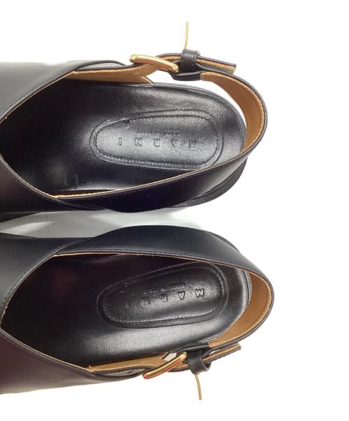 MARNI（マルニ）MARNI (マルニ) クリスクロスサンダル ブラック サイズ:39の古着・服飾アイテム