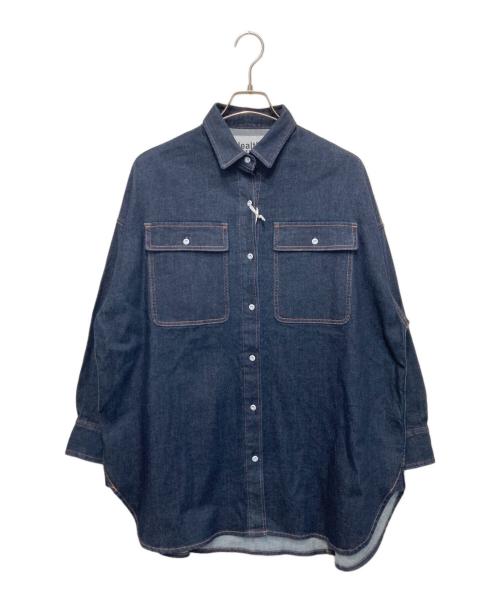 Healthy DENIM（ヘルシーデニム）Healthy denim (ヘルシーデニム) Almondオーバーサイズデニムシャツ インディゴ サイズ:3の古着・服飾アイテム