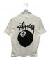 stussy (ステューシー) 8ボールロゴTシャツ ホワイト サイズ:Ⅼ：7000円