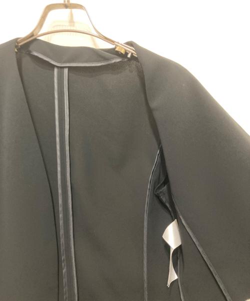 自由区（ジユウク）自由区 (ジユウク) ダブルクロス ノーカラージャケット ブラック サイズ:36の古着・服飾アイテム