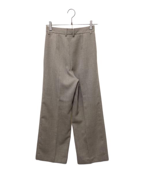 Whim Gazette（ウィムガゼット）Whim Gazette (ウィムガゼット) ジュートライクタックパンツ ベージュ サイズ:34の古着・服飾アイテム