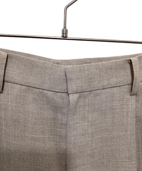 Whim Gazette（ウィムガゼット）Whim Gazette (ウィムガゼット) ジュートライクタックパンツ ベージュ サイズ:34の古着・服飾アイテム