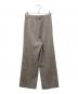 Whim Gazette (ウィムガゼット) ジュートライクタックパンツ ベージュ サイズ:34：6000円
