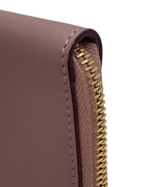 JIMMY CHOO（ジミーチュウ）JIMMY CHOO (ジミーチュウ) JOLLYショルダーウォレット ピンクの古着・服飾アイテム