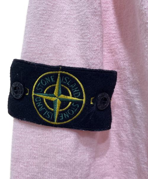 STONE ISLAND（ストーンアイランド）STONE ISLAND (ストーンアイランド) コンパスパッチ クルーネックニット ピンク サイズ:XLの古着・服飾アイテム