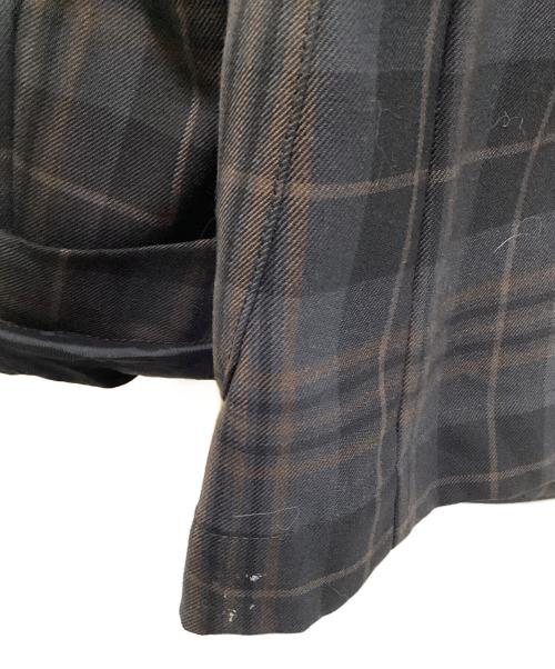 Vivienne Westwood（ヴィヴィアンウエストウッド）Vivienne Westwood (ヴィヴィアンウエストウッド) チェックテーラードジャケット グレー サイズ:46の古着・服飾アイテム