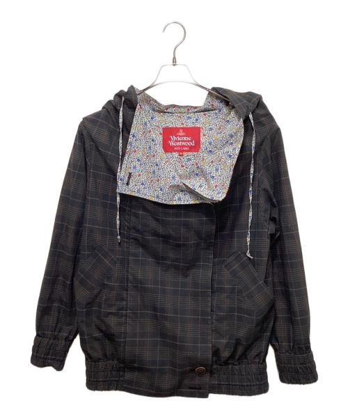 Vivienne Westwood RED LABEL（ヴィヴィアンウエストウッドレッドレーベル）Vivienne Westwood RED LABEL (ヴィヴィアンウエストウッドレッドレーベル) チェックフーデッドジャケット グリーン サイズ:00の古着・服飾アイテム