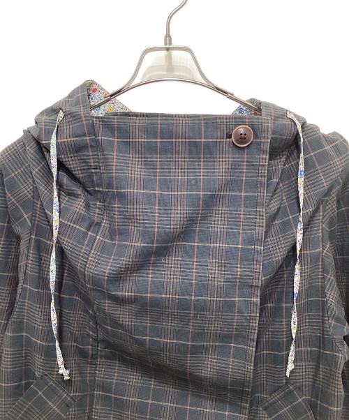 Vivienne Westwood RED LABEL（ヴィヴィアンウエストウッドレッドレーベル）Vivienne Westwood RED LABEL (ヴィヴィアンウエストウッドレッドレーベル) チェックフーデッドジャケット グリーン サイズ:00の古着・服飾アイテム