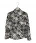 Vivienne Westwood (ヴィヴィアンウエストウッド) クレイジーチェックオジークラークシャツ ホワイト×ブラック サイズ:48：18000円