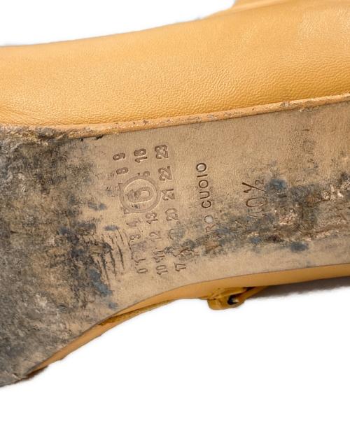 MM6 Maison Margiela（エムエムシックスメゾンマルジェラ）MM6 Maison Margiela (エムエムシックスメゾンマルジェラ) アナトミック アンクルブーツ イエロー サイズ:40 1/2の古着・服飾アイテム