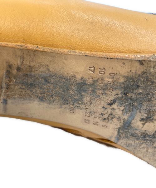 MM6 Maison Margiela（エムエムシックスメゾンマルジェラ）MM6 Maison Margiela (エムエムシックスメゾンマルジェラ) アナトミック アンクルブーツ イエロー サイズ:40 1/2の古着・服飾アイテム