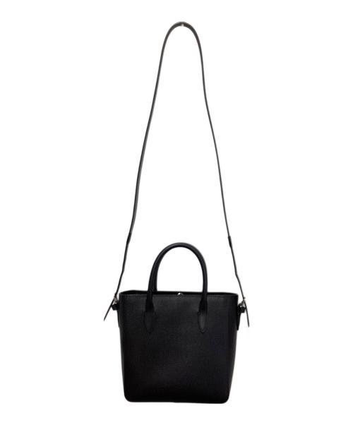 LACOSTE（ラコステ）LACOSTE (ラコステ) ピケレザースモールショルダーバッグ ブラックの古着・服飾アイテム