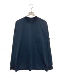 GOLDWIN（ゴールドウイン）の古着「オーバーサイズドポケットロングスリーブティーシャツ」｜ブラック