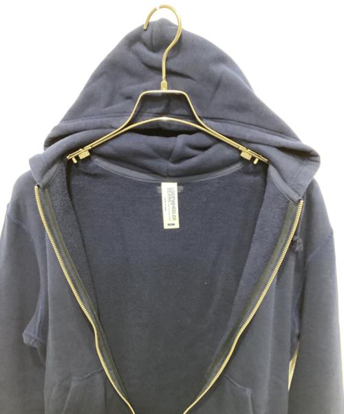 LOOPWHEELER（ループウィラー）LOOPWHEELER (ループウィラー) BEAMS (ビームス) ジップパーカー ネイビー サイズ:Ⅼの古着・服飾アイテム