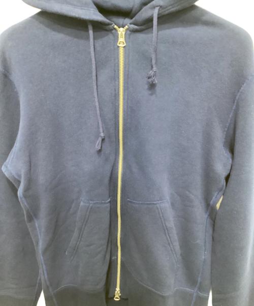 LOOPWHEELER（ループウィラー）LOOPWHEELER (ループウィラー) BEAMS (ビームス) ジップパーカー ネイビー サイズ:Ⅼの古着・服飾アイテム