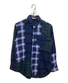 Engineered Garments（エンジニアド ガーメンツ）の古着「切替チェックネルシャツ」｜ネイビー
