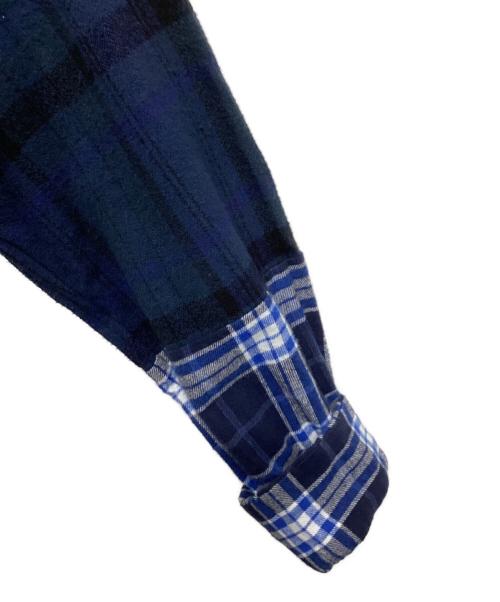 Engineered Garments（エンジニアド ガーメンツ）Engineered Garments (エンジニアド ガーメンツ) 切替チェックネルシャツ ネイビー サイズ:XSの古着・服飾アイテム