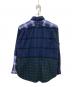 Engineered Garments (エンジニアド ガーメンツ) 切替チェックネルシャツ ネイビー サイズ:XS：6000円