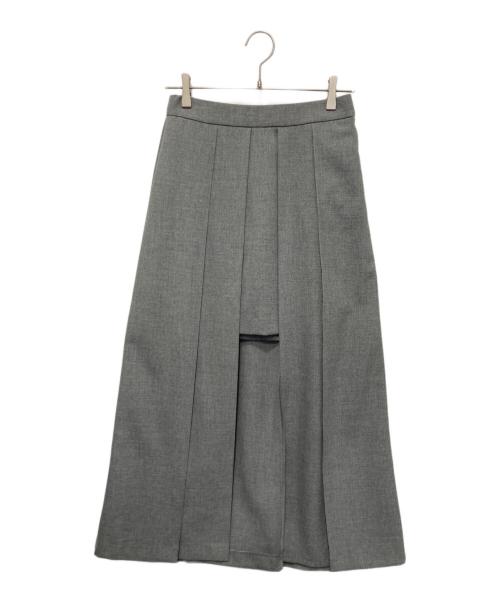 RAY BEAMS（レイ ビームス）RAY BEAMS (レイ ビームス) レイヤードタックスカート グレー サイズ:１の古着・服飾アイテム