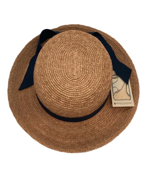HELEN KAMINSKI（ヘレンカミンスキー）HELEN KAMINSKI (ヘレンカミンスキー) ストローハット ベージュの古着・服飾アイテム