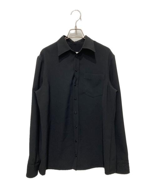 Maison Margiela（メゾンマルジェラ）Maison Margiela (メゾンマルジェラ) ストラップ付きボタンシャツ ブラック サイズ:38の古着・服飾アイテム